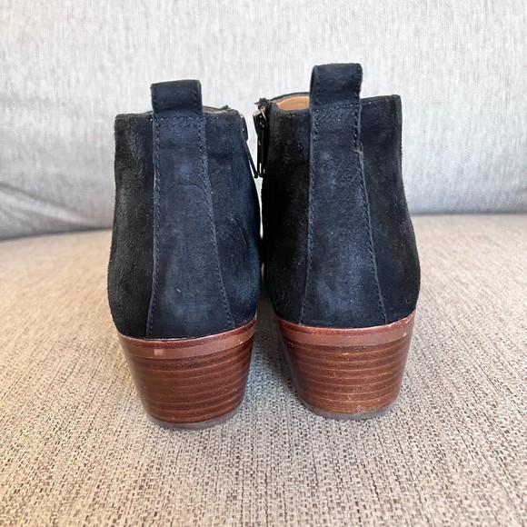 J.Crew Suede Black Ankle Boot Size 7.5 - Picture 5 of 11
